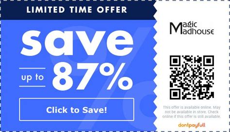Unleash the Power of Discounts with Magic Madhouse Discount Codes